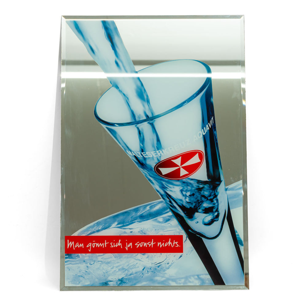 Maltese liqueur mirror Advertising mirror 60x40 cm You don't treat yourself to anything else