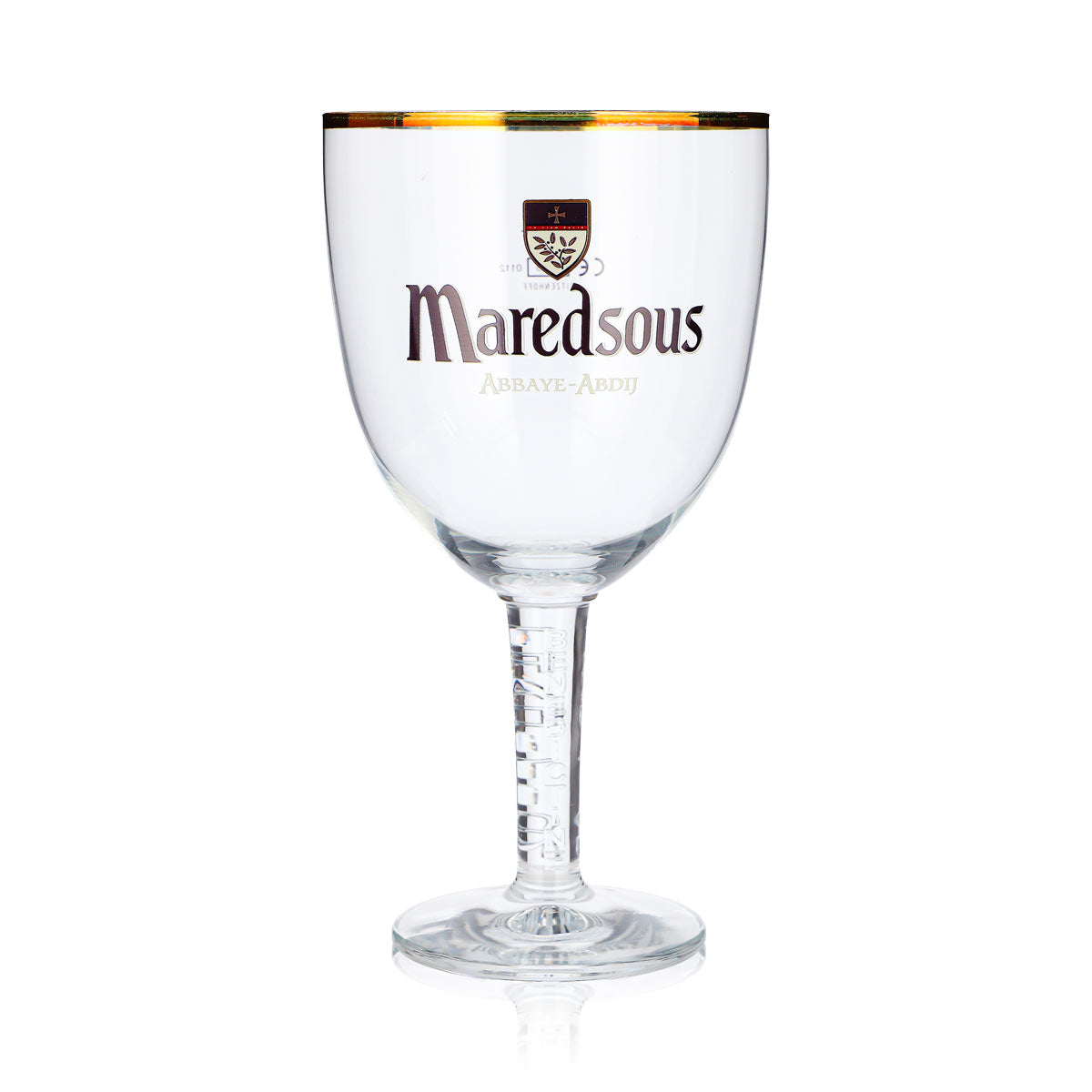 Maredsous Beer Glass, 0.5 L, Goblet, Gold Rim, Ritzenhoff – View 2