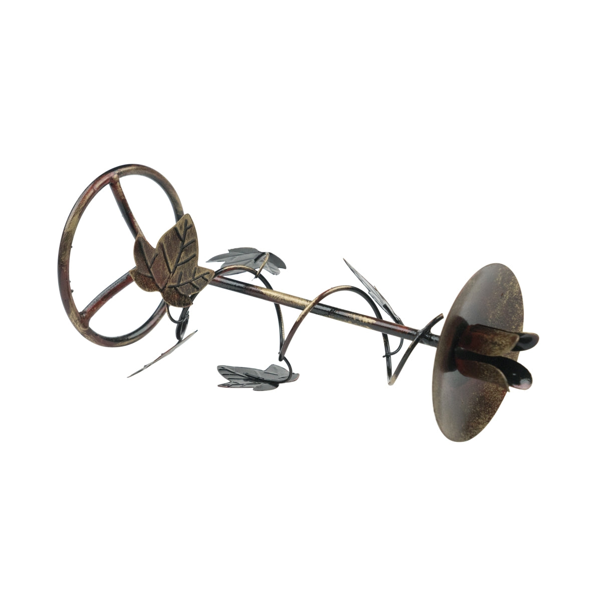Mariacron Candle Holder Set, 2 pieces, Metal Rust Copper Retro Tealight Lantern – View 2