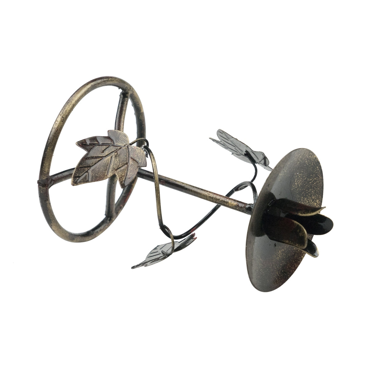 Mariacron Candle Holder Set, 2 pieces, Metal Rust Copper Retro Tealight Lantern – View 3