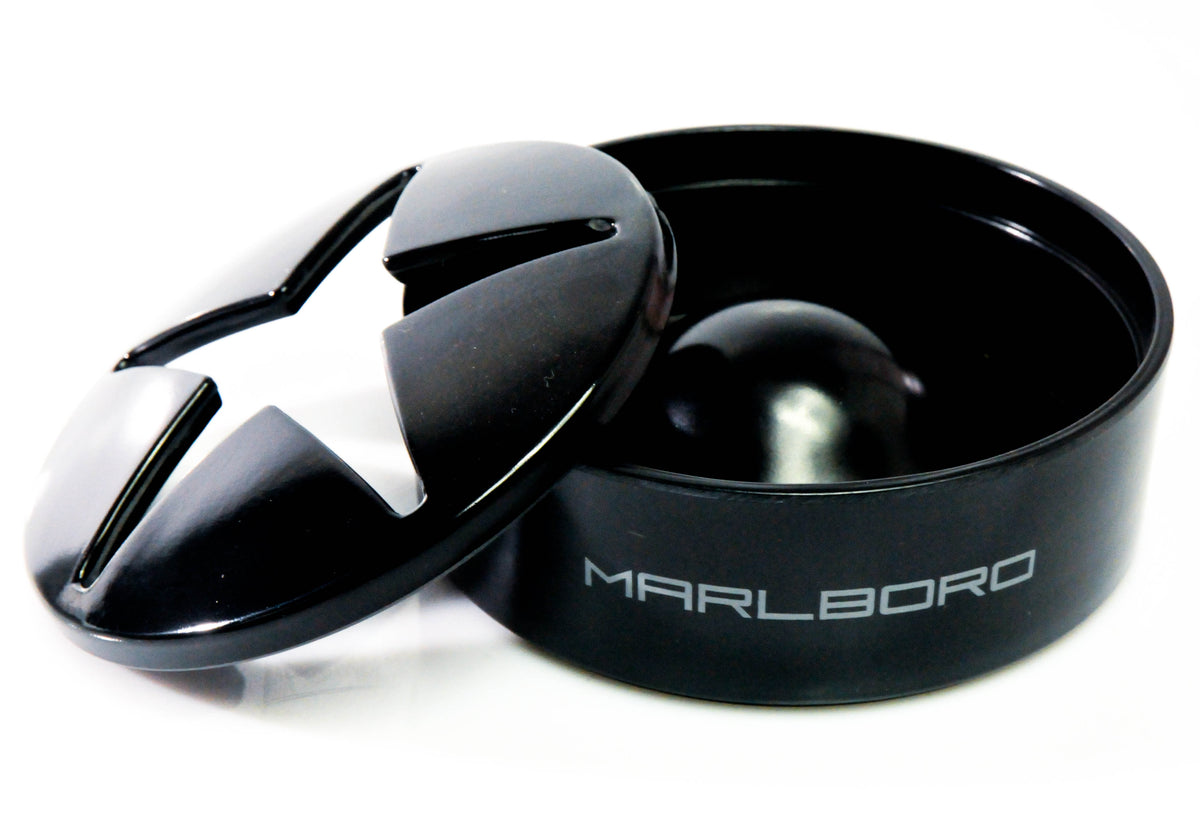 Marlboro Cigarette Ashtray Wind Ashtray Star Metal/Melamine – View 2