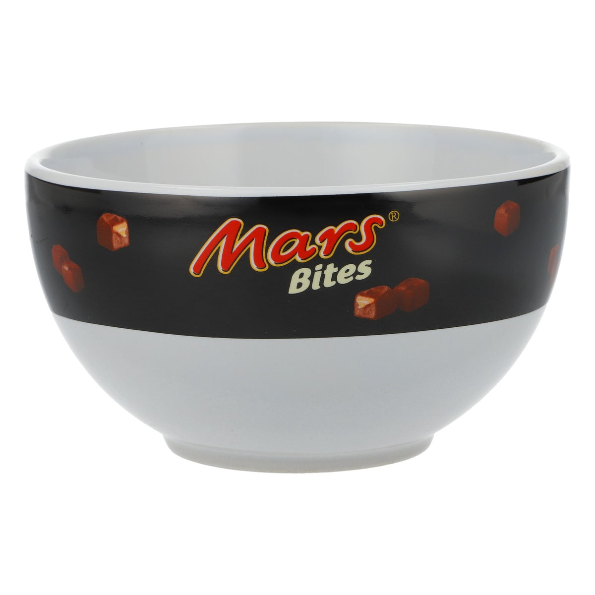 Mars Candy Cereal Bowl Snack Bowl White/Black Just Hand It Out