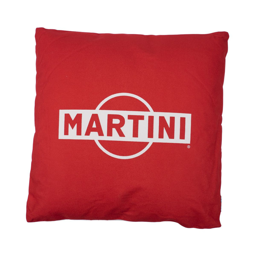 Martini cushion 40x40cm reversible cushion red white decorative sofa lounge outdoor