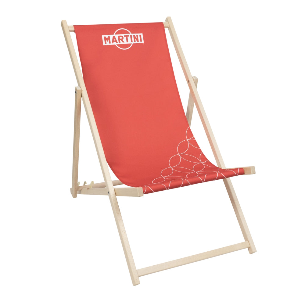 Martini Deck Chair Folding Beach Garden Lounge Beach Camping Lounger Furniture Chair