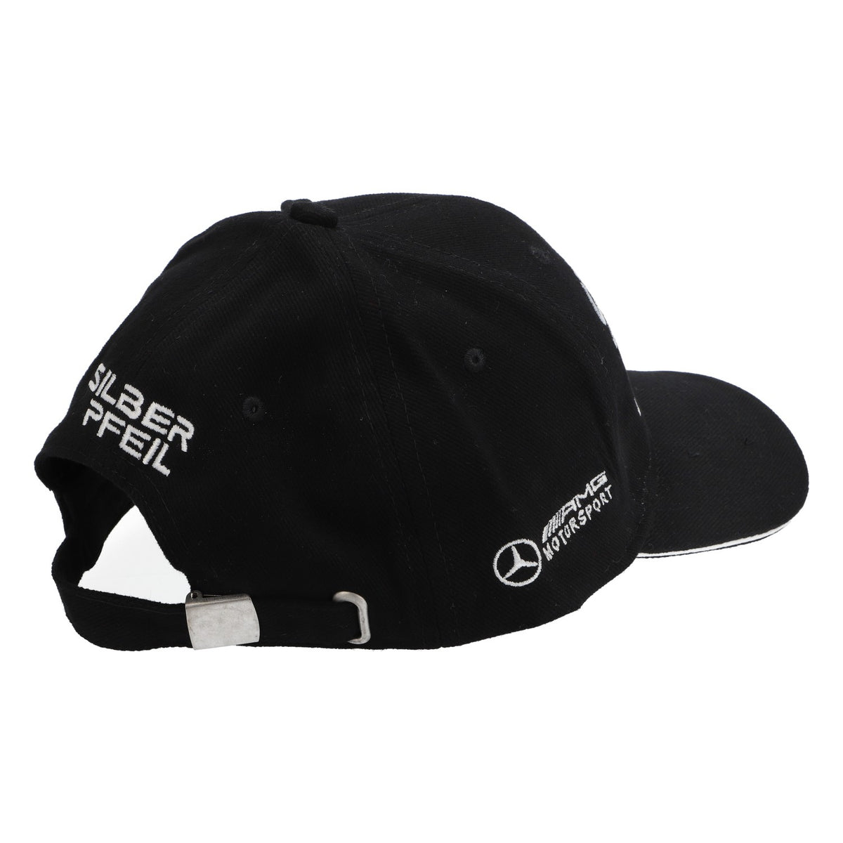 Mercedes AMG Baseball Cap Racing Driver Cap Black "Silver Arrow" – View 5