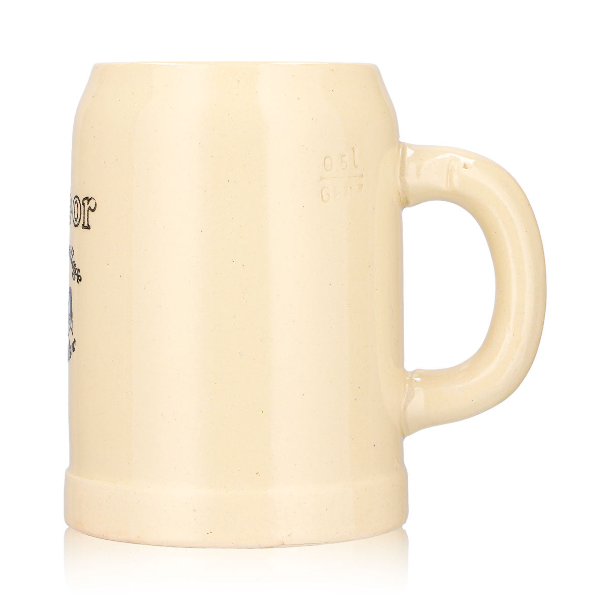 Meteor Beer Glass, 0.5 L Clay Mug, Clay – View 6