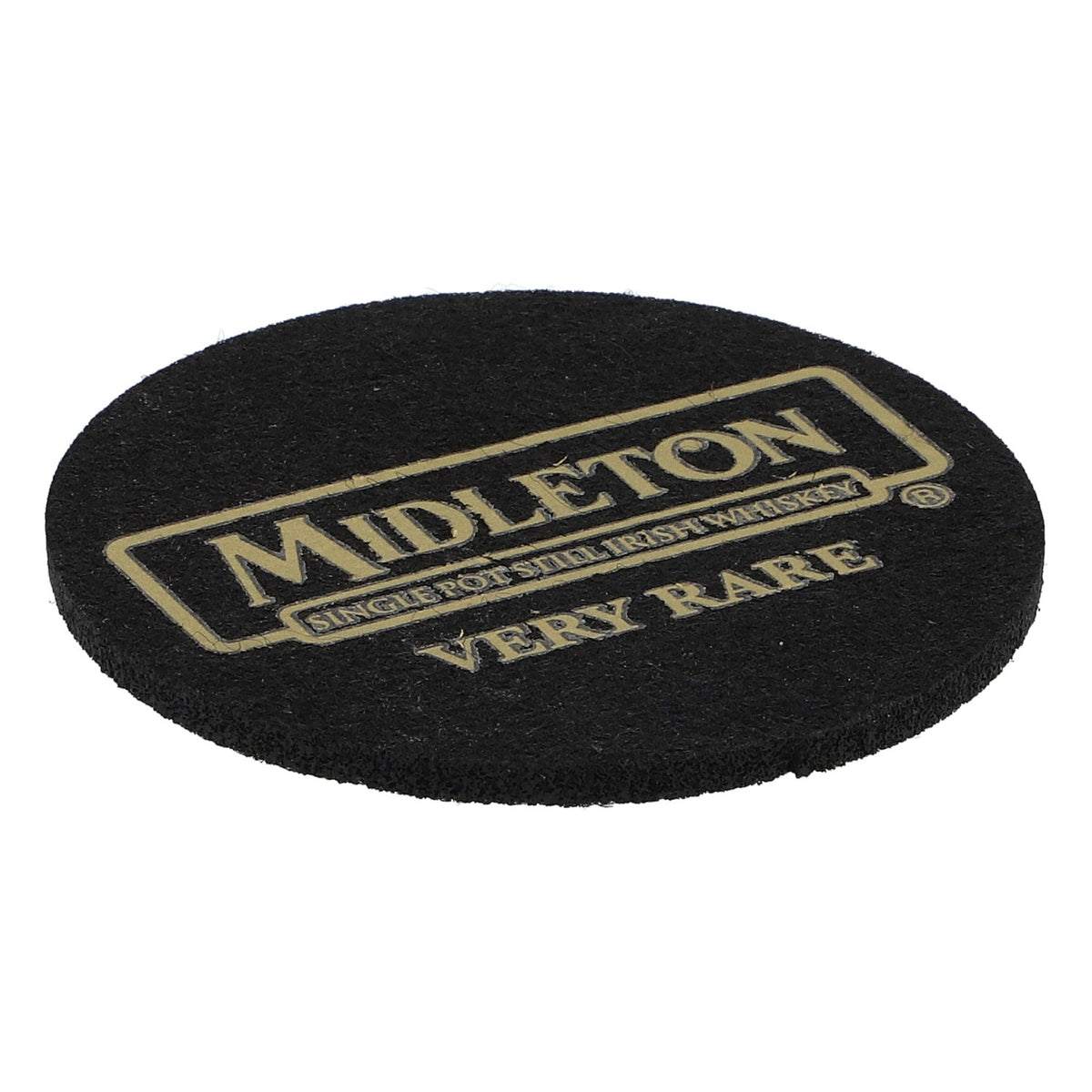 Middleton Whiskey Felt Coaster Glass Coaster Black 6.2 cm Diameter "Middleton"