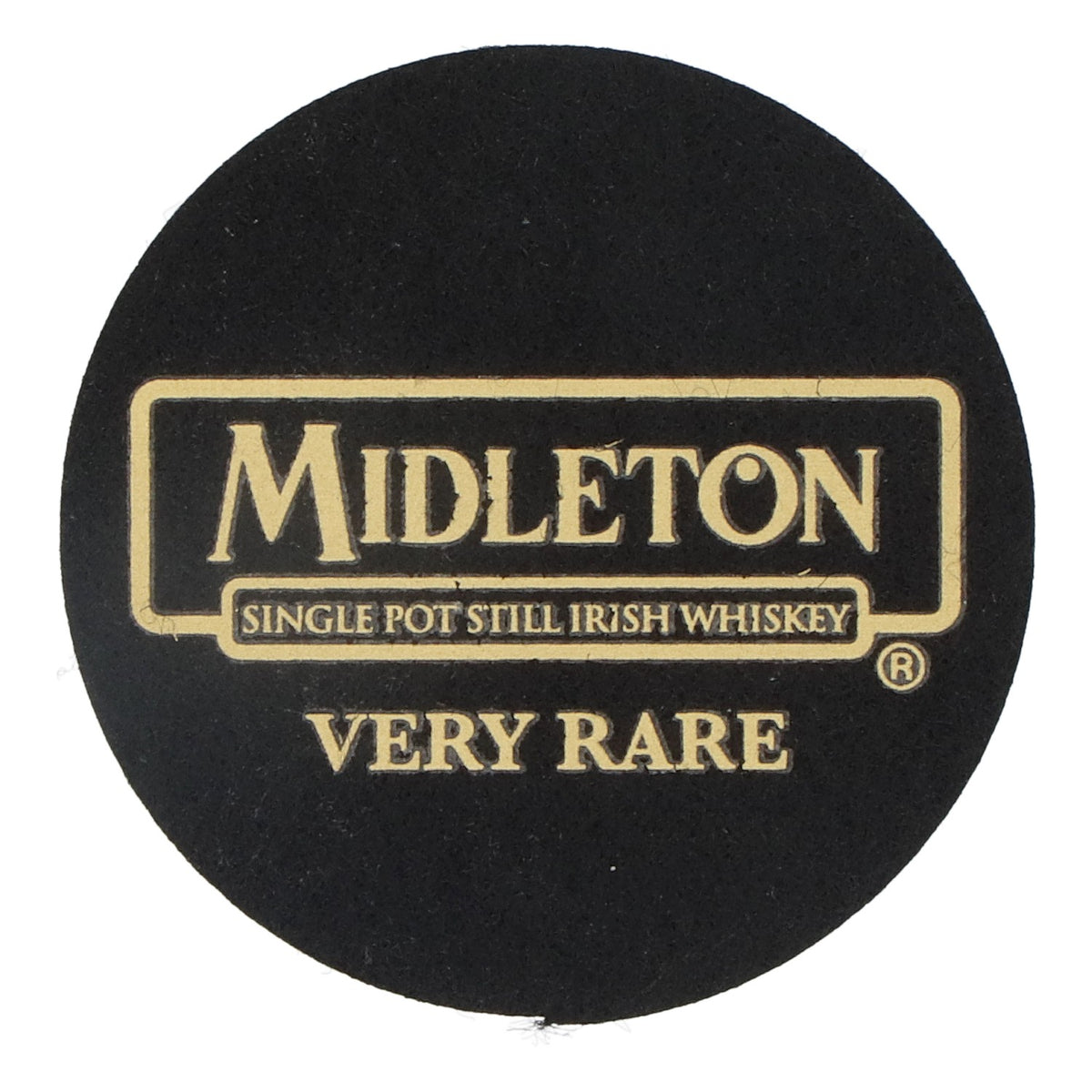 Middleton Whiskey Felt Coaster Glass Coaster Black 6.2 cm Diameter "Middleton" – View 2