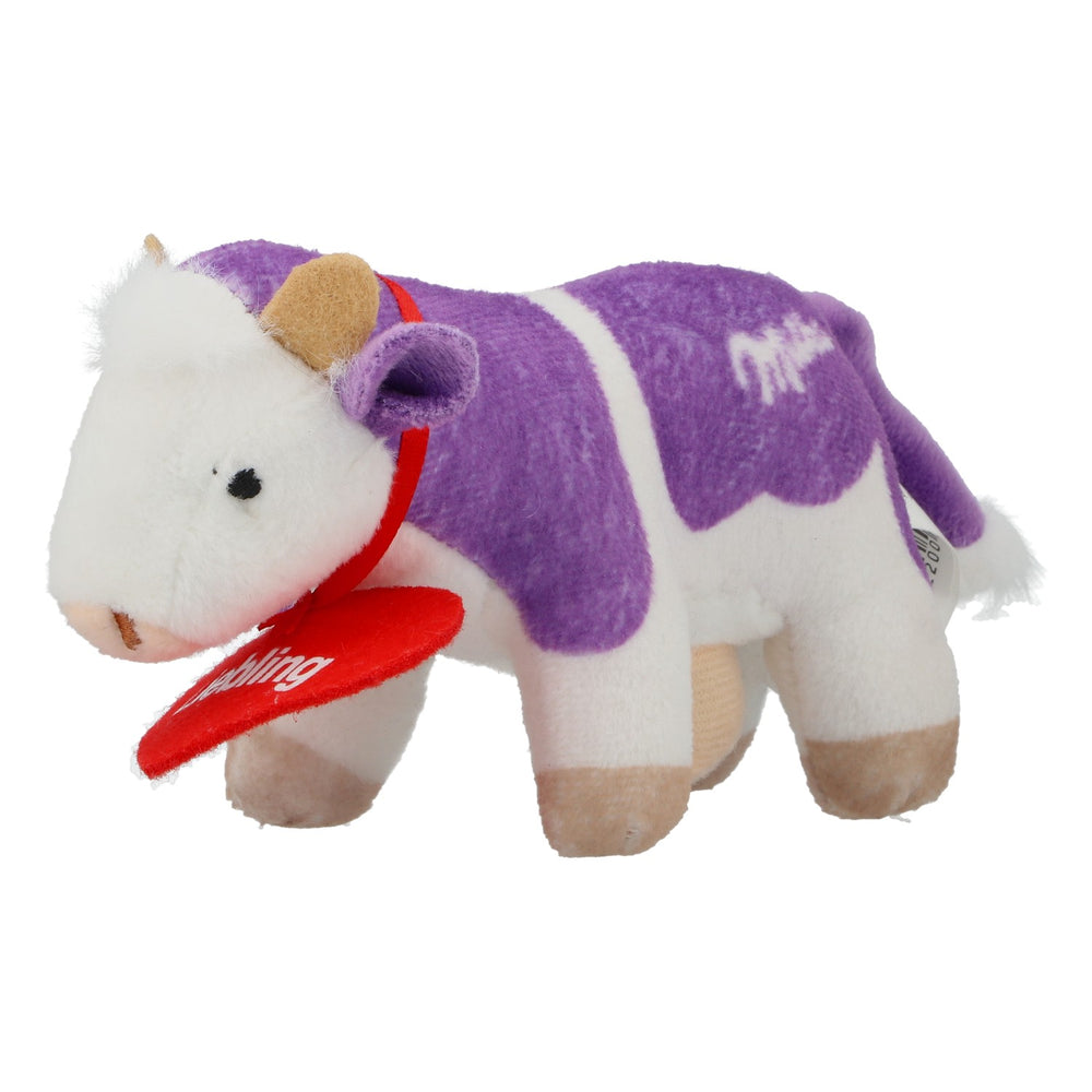 Milka Food-Themed Cuddly Toy Cow with Red Heart Collar - Favorite - New