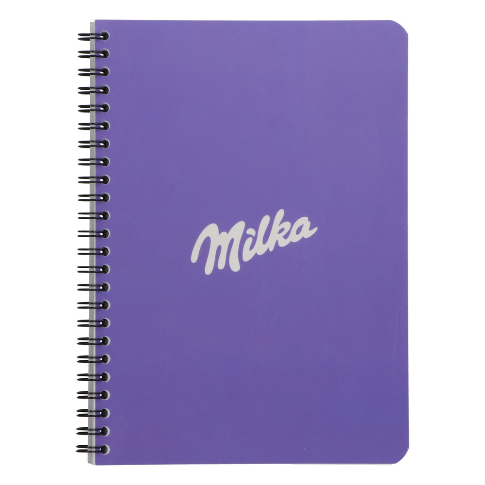 Milka Notepad, Spiral-bound, Purple, A5, Milka Fan Merchandise, Gift