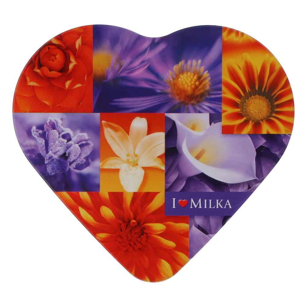 Milka Chocolate Gift Box Tin Box Jewelry Box "Heart"