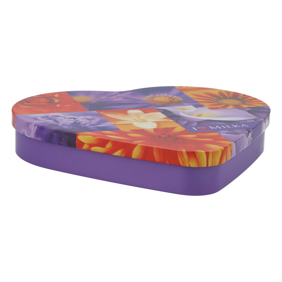 Milka Chocolate Gift Box Tin Box Jewelry Box "Heart" – View 3