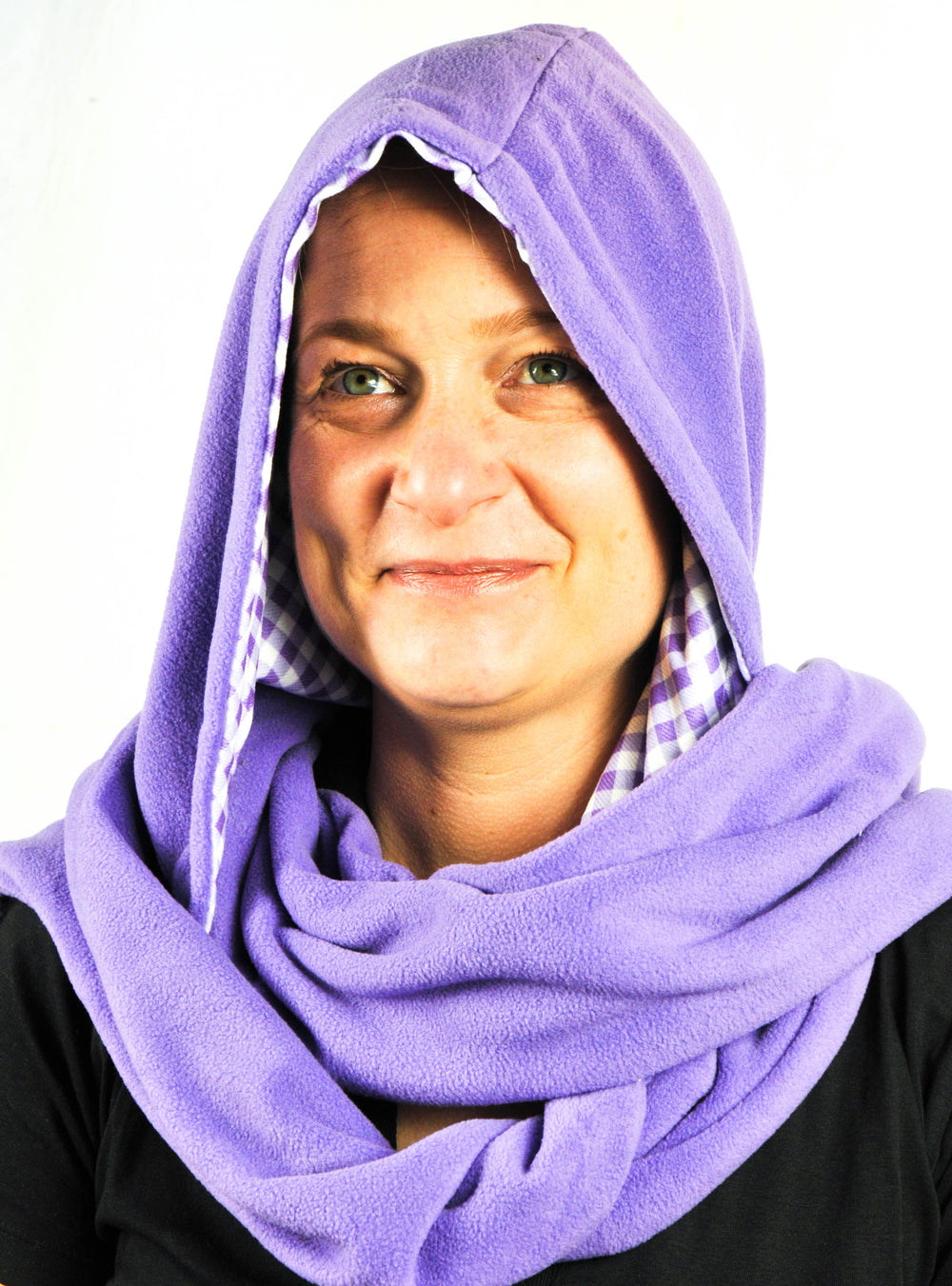 Milka Chocolate Hat Scarf Gloves Scarf with Pocket Three-in-One