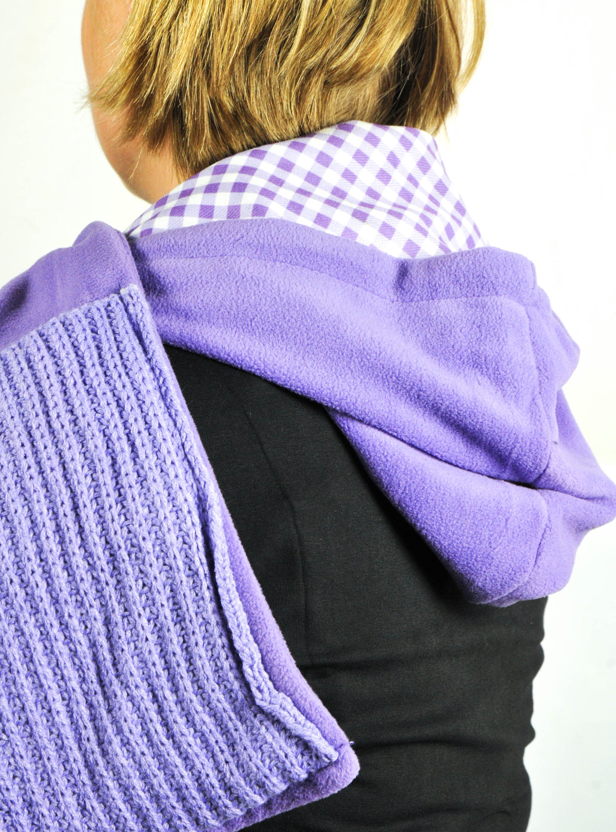 Milka Chocolate Hat Scarf Gloves Scarf with Pocket Three-in-One – View 6