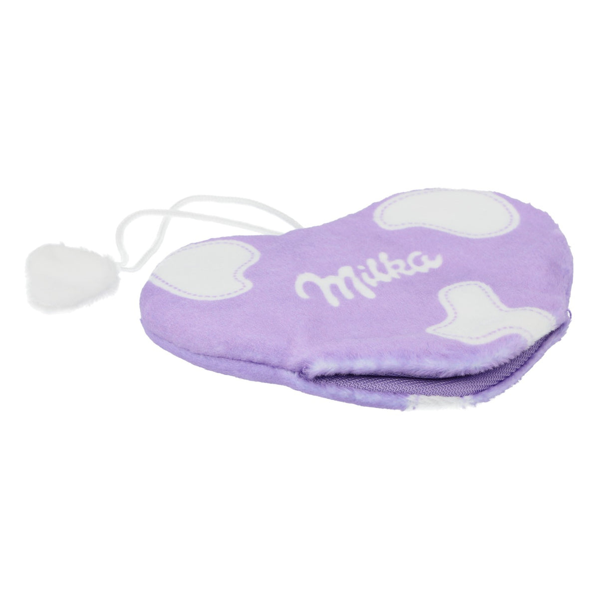 Milka Chocolate Keyring Heart Fabric Purple – View 4