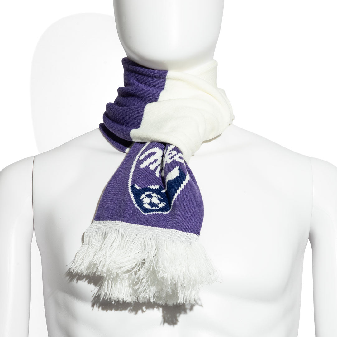 Milka Chocolate Wool Scarf / Fan Scarf Winter Scarf "FC Milka" – View 4
