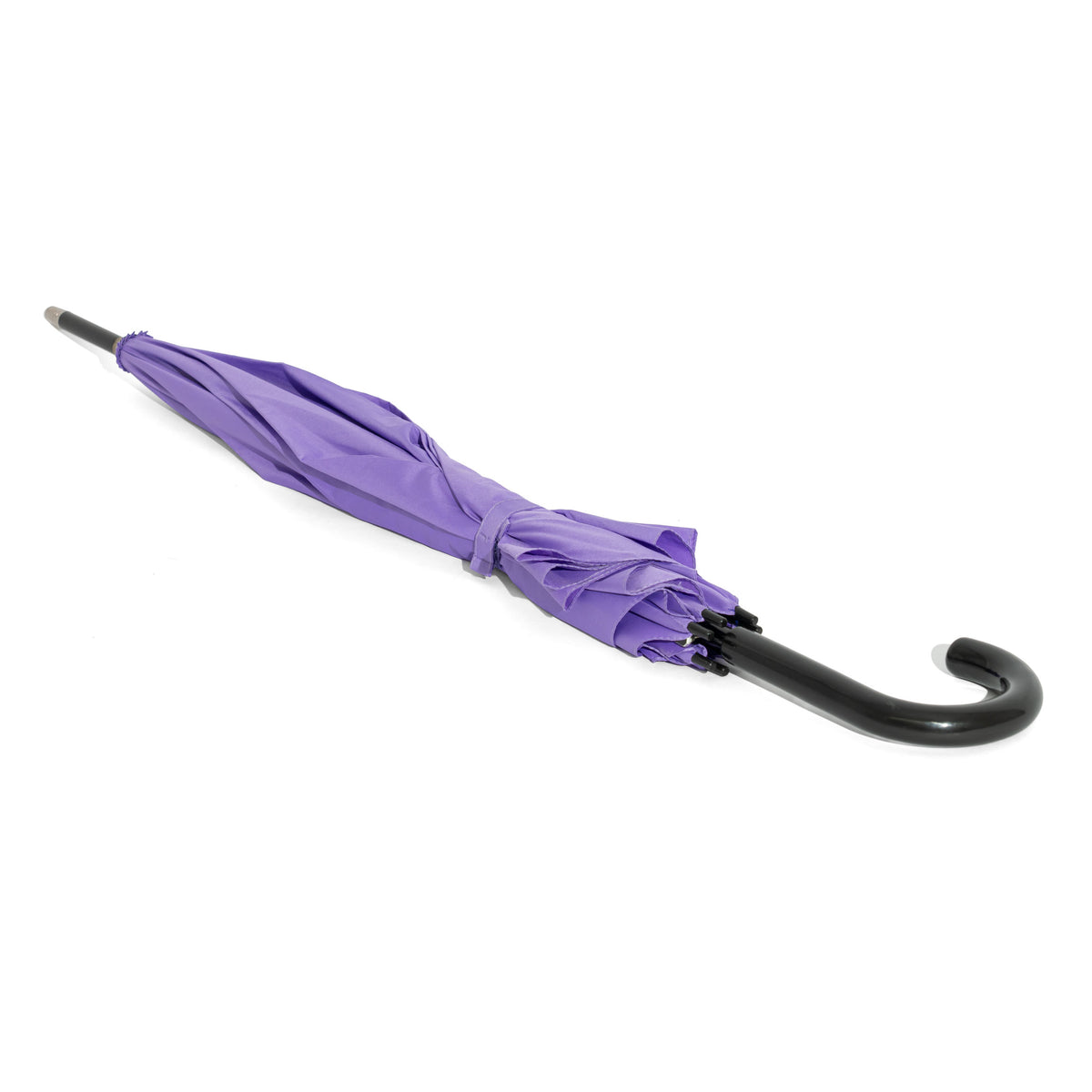 Milka Candy Round-Handle Glass Umbrella, 104 cm Span, Purple Polyester – View 6