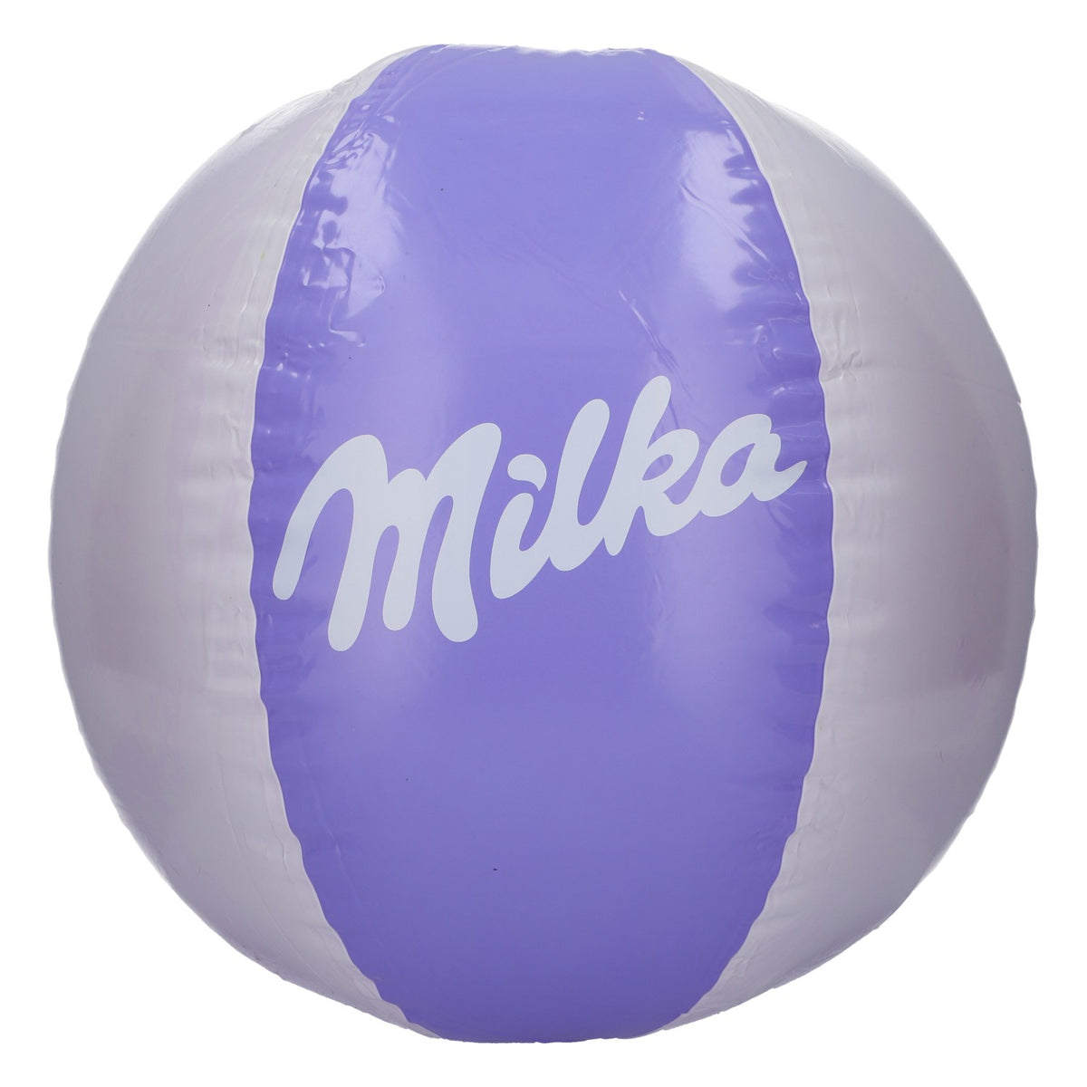 Milka Inflatable Water Ball, 40 cm, Purple—Fan Merchandise for the Beach and Pool