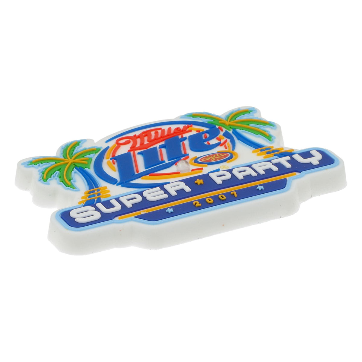 Miller Beer LED Pin "Super Party 2007" Rubber Pin - New Collector's Item – View 2