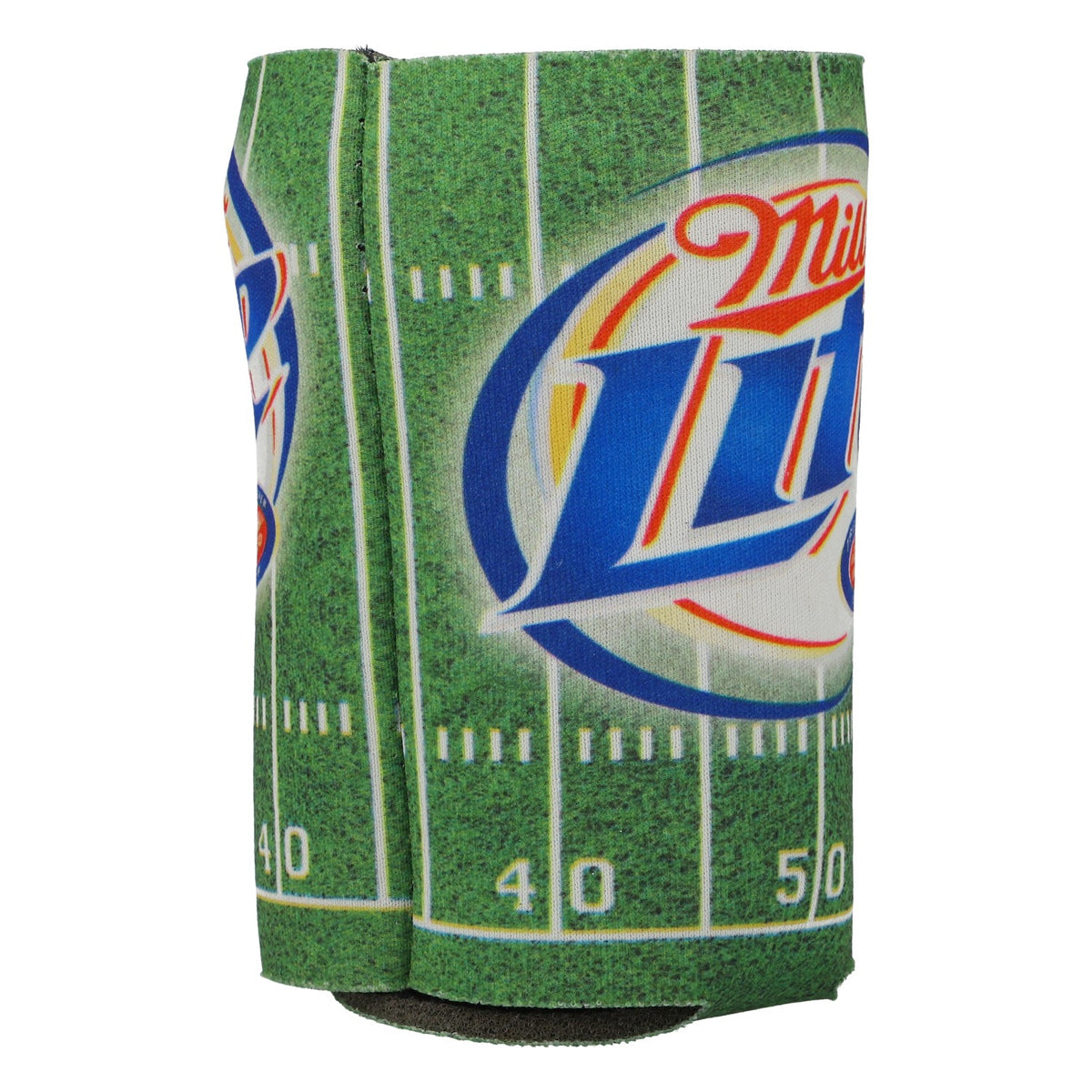 Miller Lite Neoprene Can Cooler, American Football, Green, Beer Can Holder – View 2