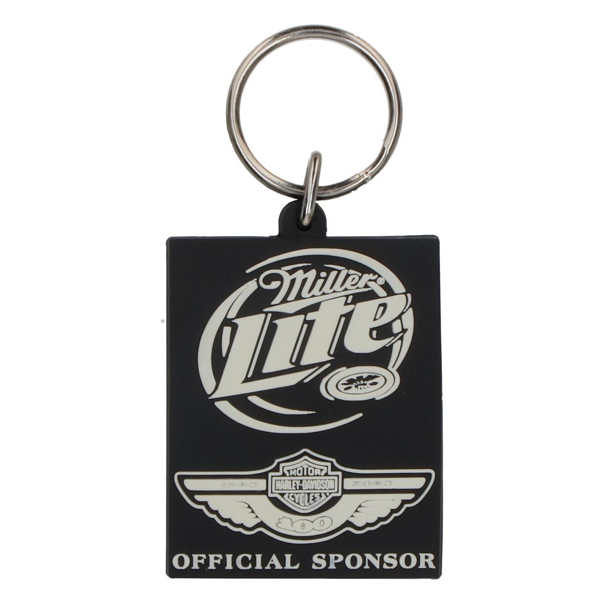 Miller Lite Harley-Davidson Rubber Keychain – Official Sponsor – View 2