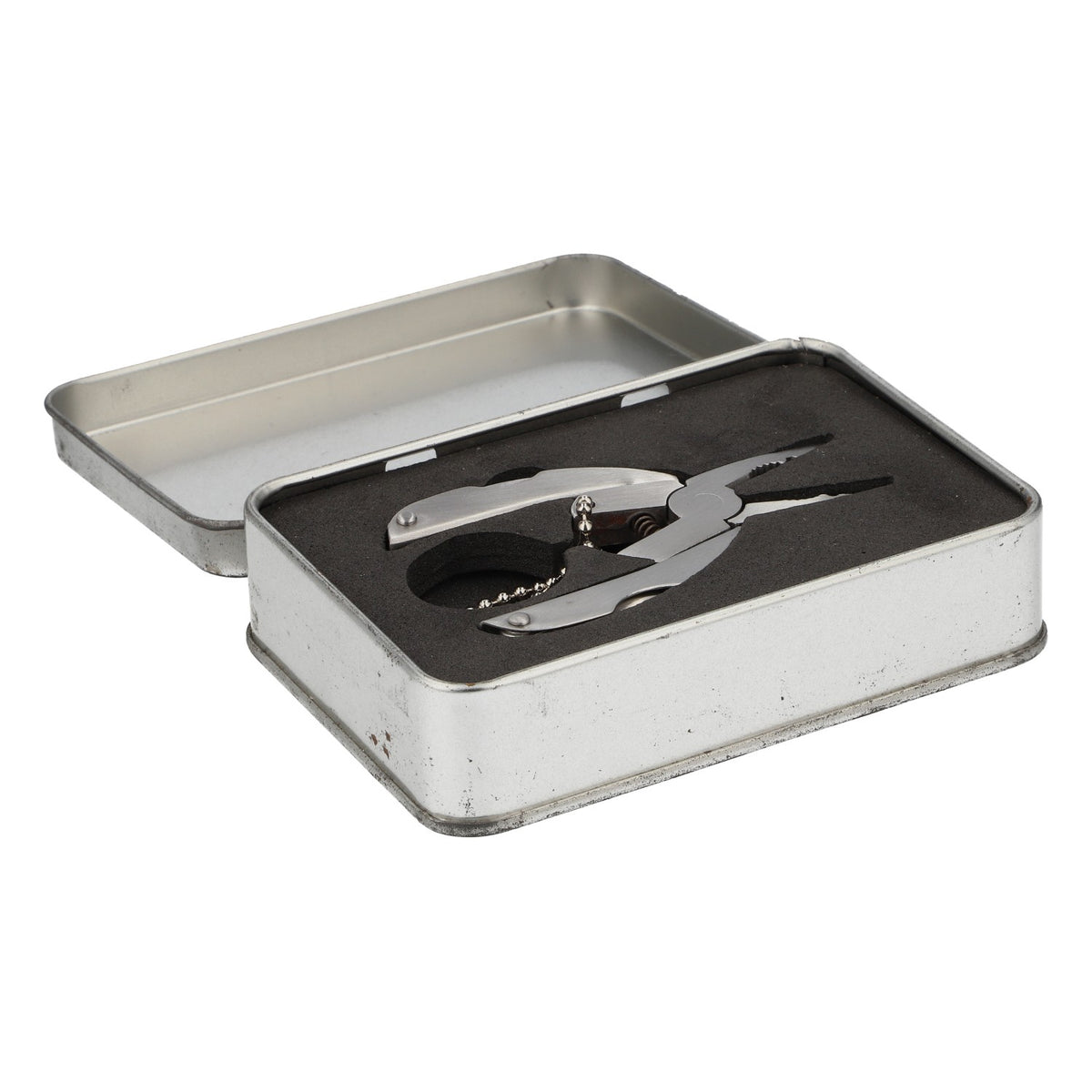 Mini Pocket Knife in a Tin Can, Foldable – View 6