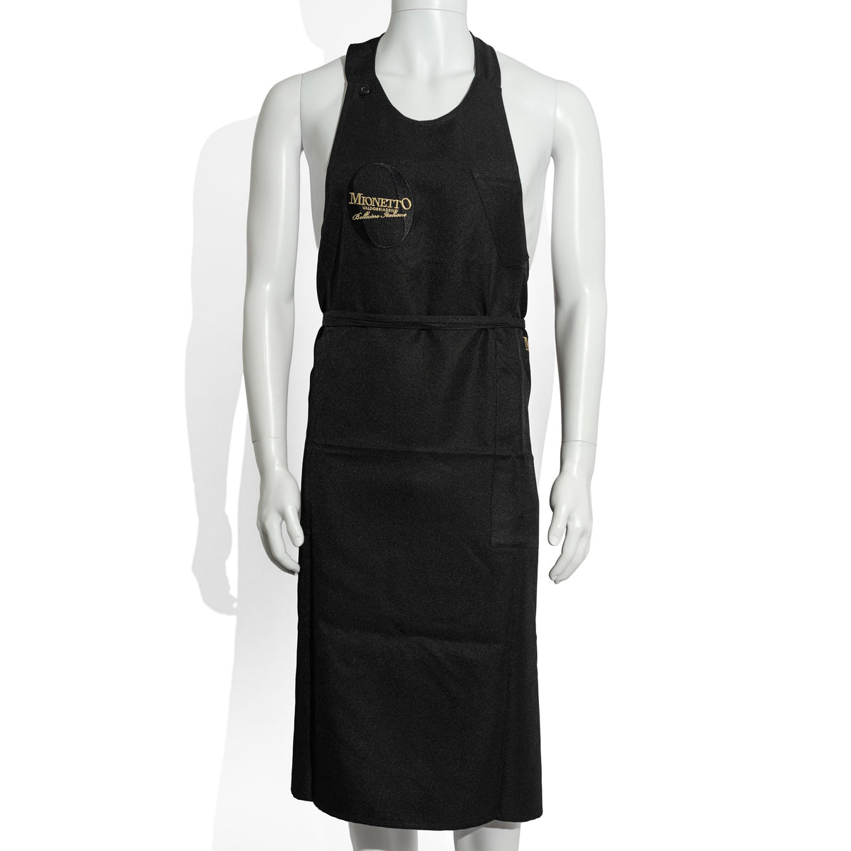 Mionetto sparkling wine apron Waiter's apron Bistro apron Service Long bib Black