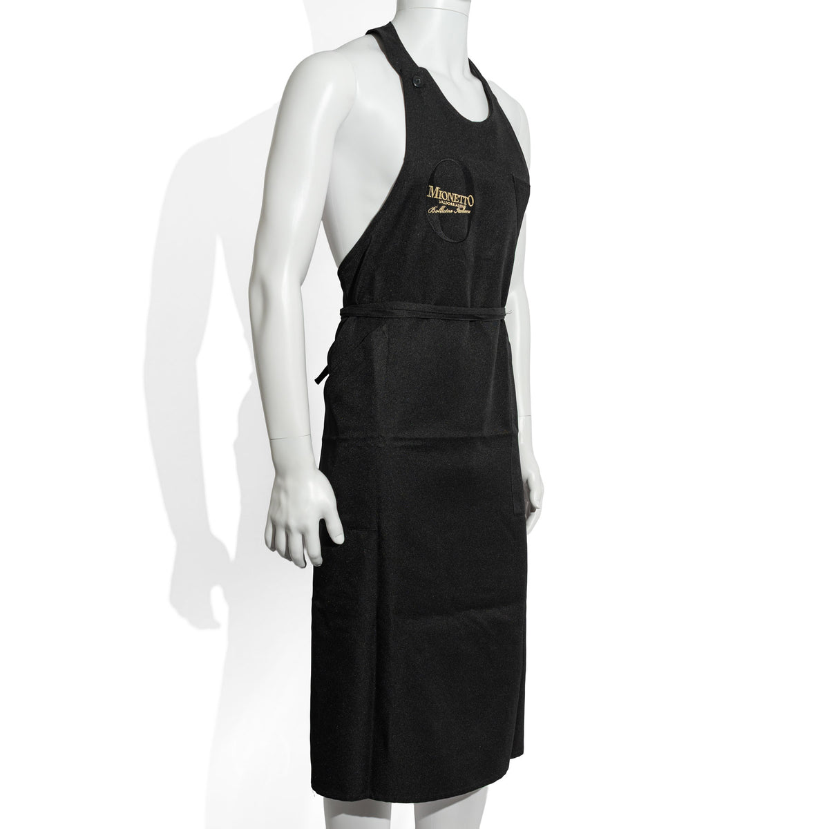 Mionetto sparkling wine apron Waiter's apron Bistro apron Service Long bib Black – View 2