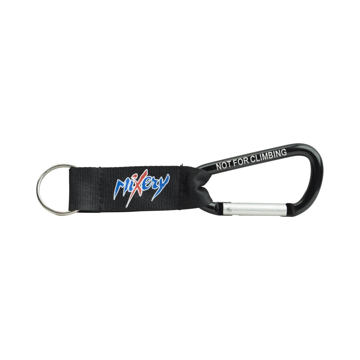 Mixery Beer Lanyard Black Carabiner Logo Key Ring Pendant Hook Retro