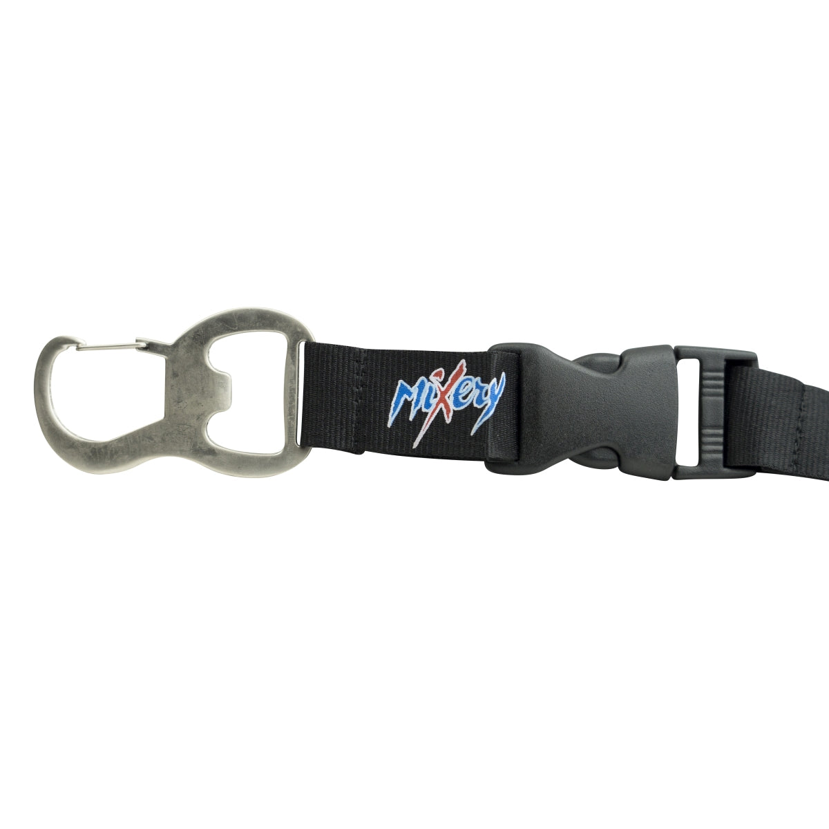 Mixery Beer Lanyard Black Carabiner Logo Key Ring Pendant Hook Bar – View 2
