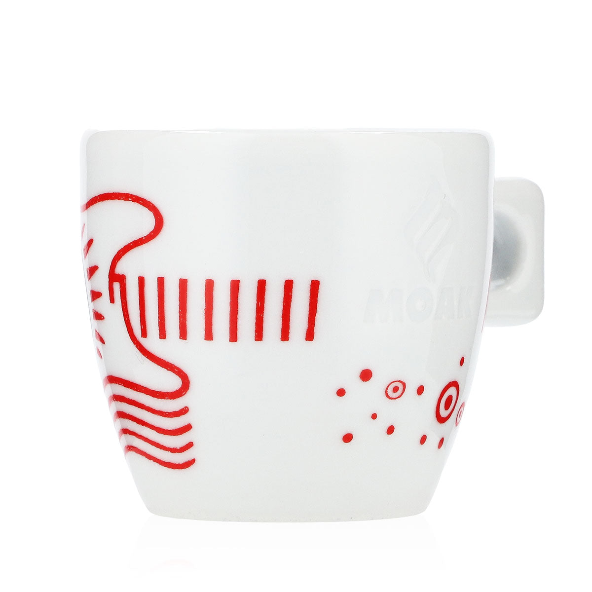 MOAK Coffee Cup Espresso Cup 50ml Handle Cup Cafe Glass Glasses Rock – View 4