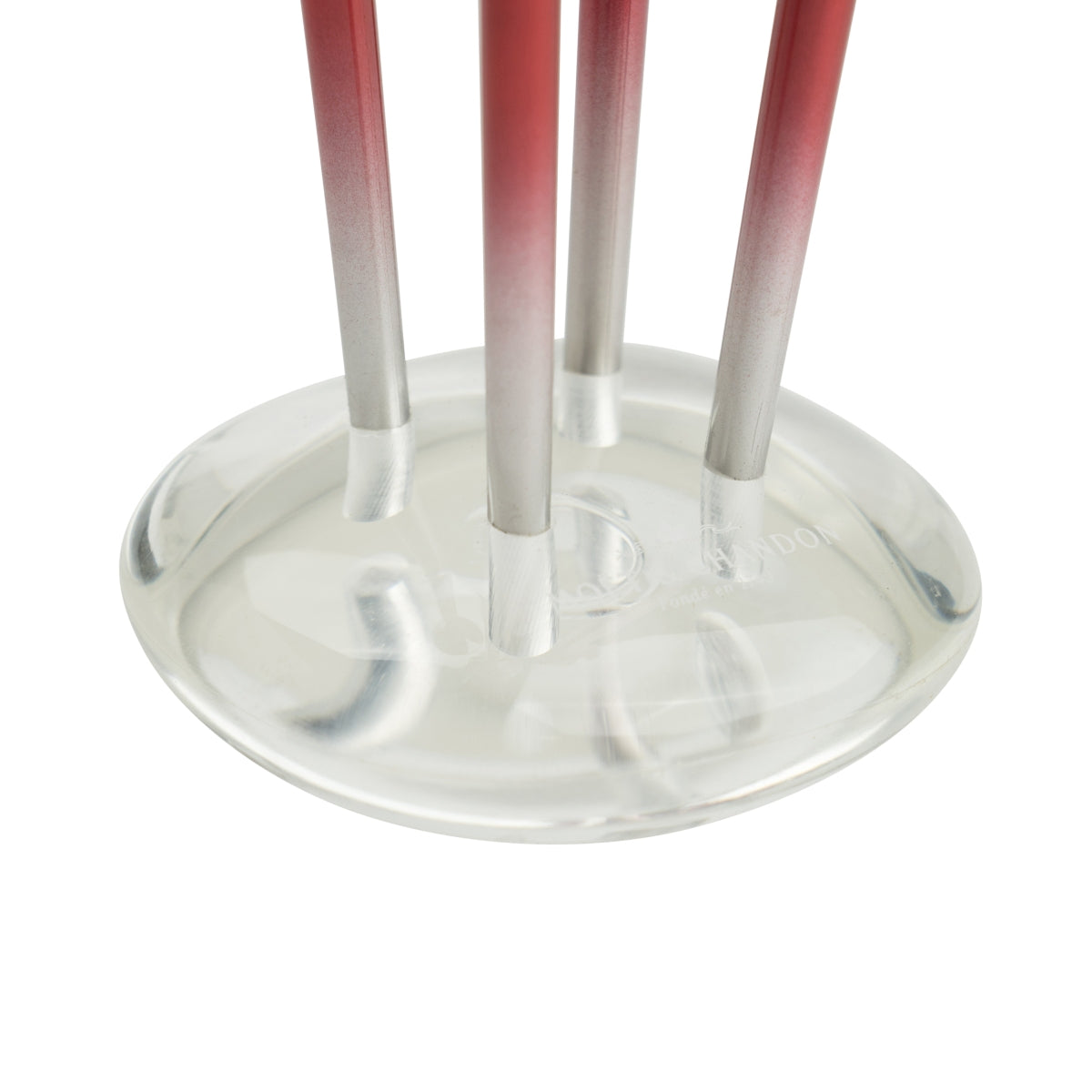 Moët & Chandon Champagne Glass Holder Set incl. 6 glasses + 4 tulip glasses + stand, red – View 4
