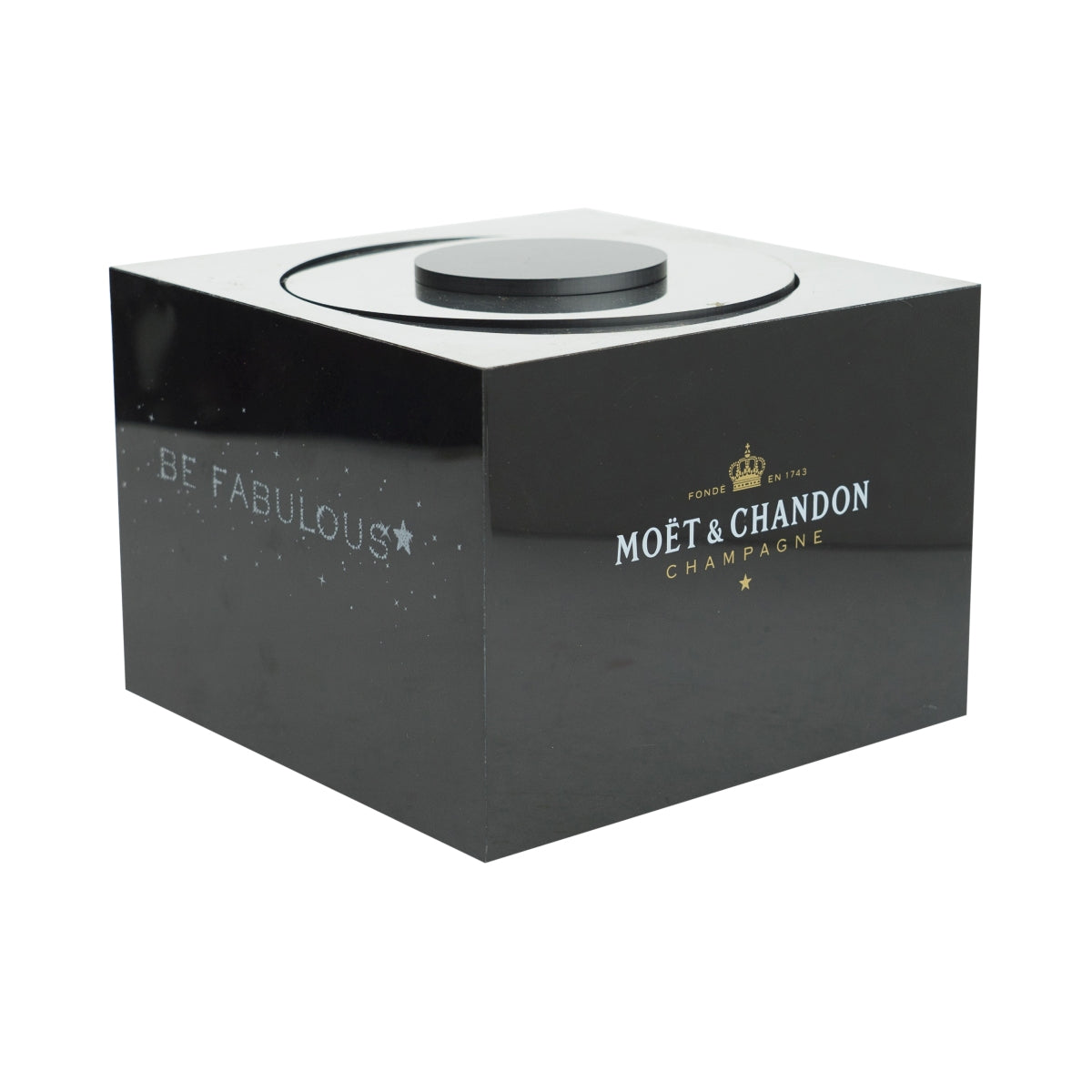 Moet Chandon Champagne Glorifier Be fabulous LED illuminated sign display stand Bar