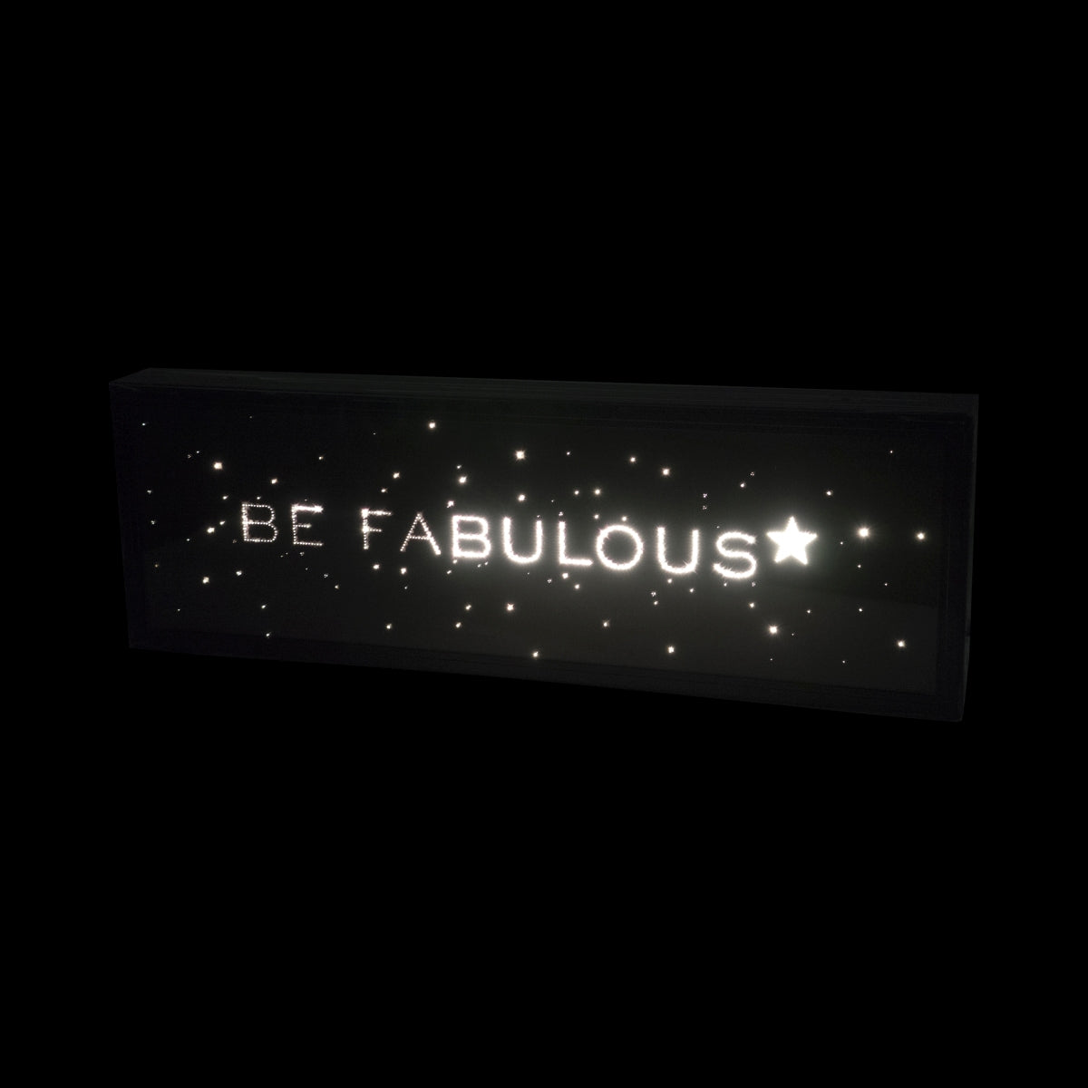 Moet Chandon Champagne Neon Sign Be Fabulous 90x30 LED Glitter Changing – View 5