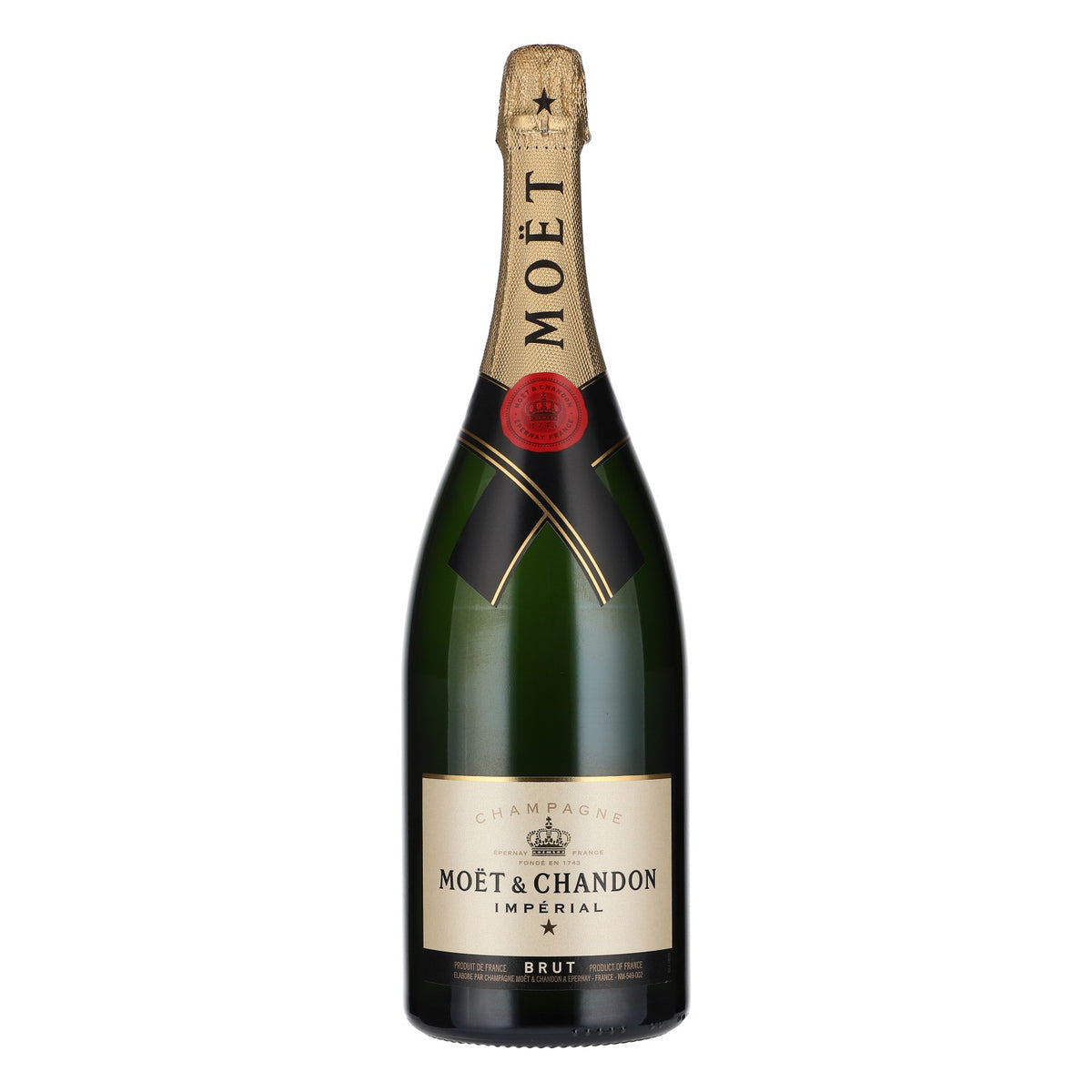 Moët & Chandon Champagne Show Bottle 1.5L Brut Imperial EMPTY Decorative Dummy Empty Bar