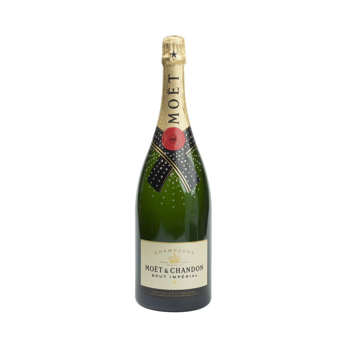 Moet Chandon Champagne Show Bottle EMPTY Swarovski 1.5L Magnum Display Decoration