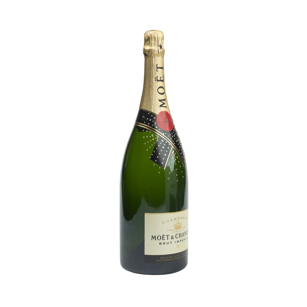 Moet Chandon Champagne Show Bottle EMPTY Swarovski 1.5L Magnum Display Decoration – View 2
