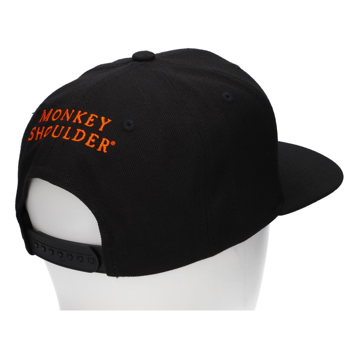 Monkey Shoulder Gin Snapback Cap, New, Black Blended Fabric – View 4