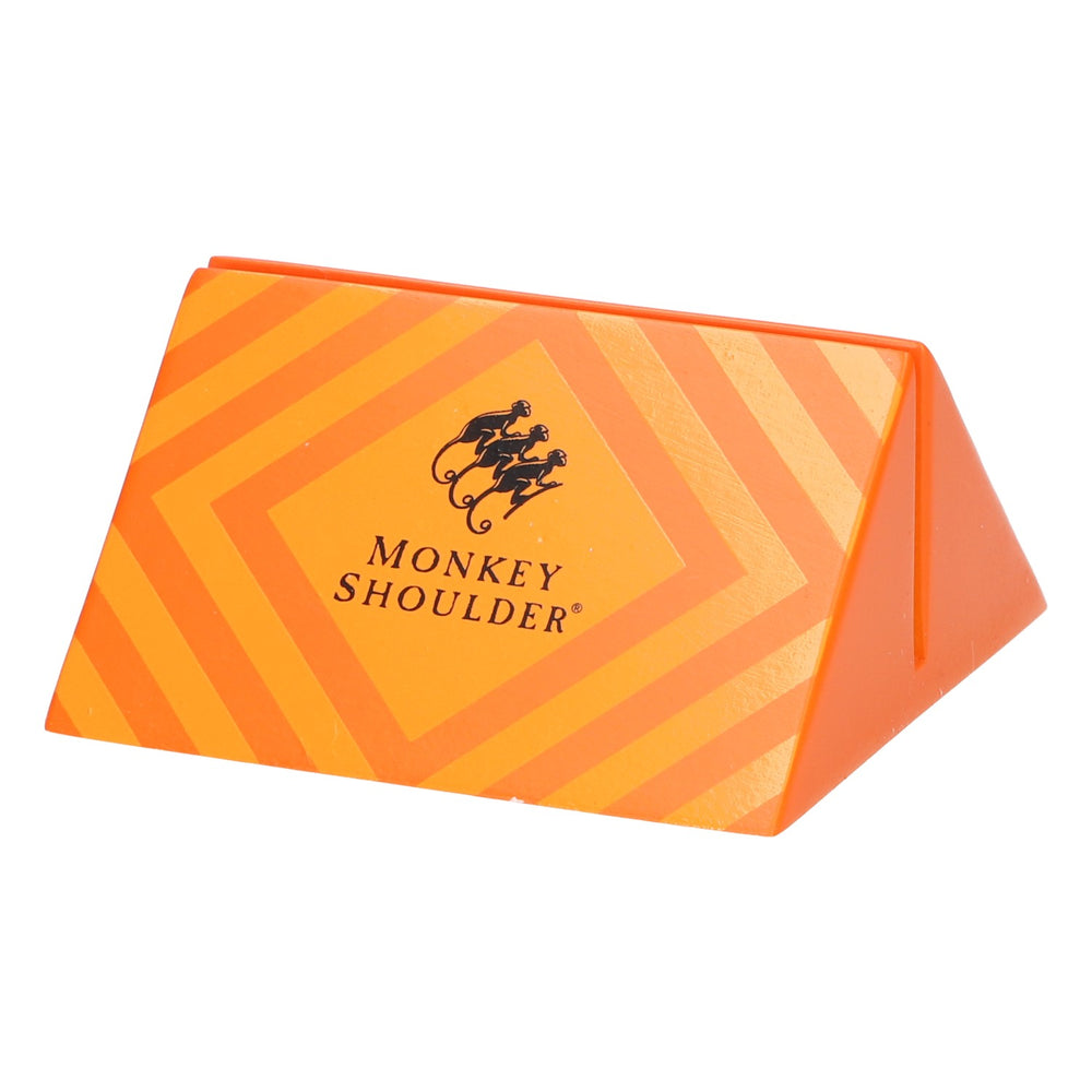 Monkey Shoulder table stand Card holder Advertising stand Flyer holder Gastro pub Bar accessories