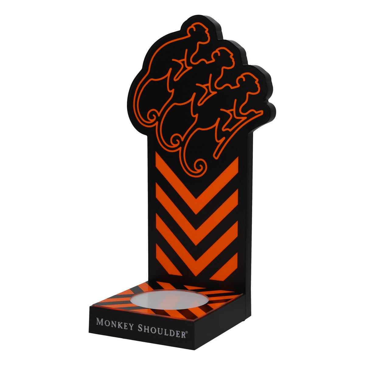 Monkey Shoulder Whiskey Glorifier LED, New, Black Plastic – View 2