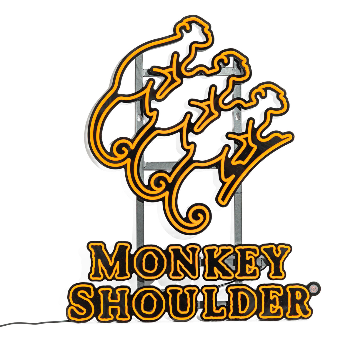 Monkey Shoulder Whiskey Neon Sign, 60x50 cm, LED