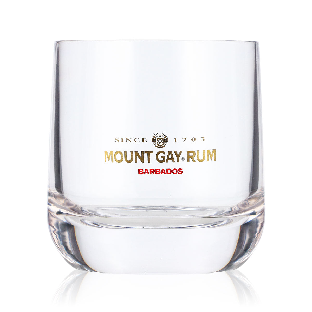 Mount Gay Rum Glass 0.25 L Tumbler Reusable Plastic Cup Plastic Whiskey Glass