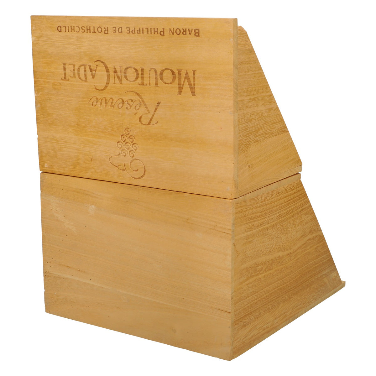 Mouton Cadet Wine Wooden Box Home Decor 27.5 x 18.5 x 32 cm In Stock – View 4