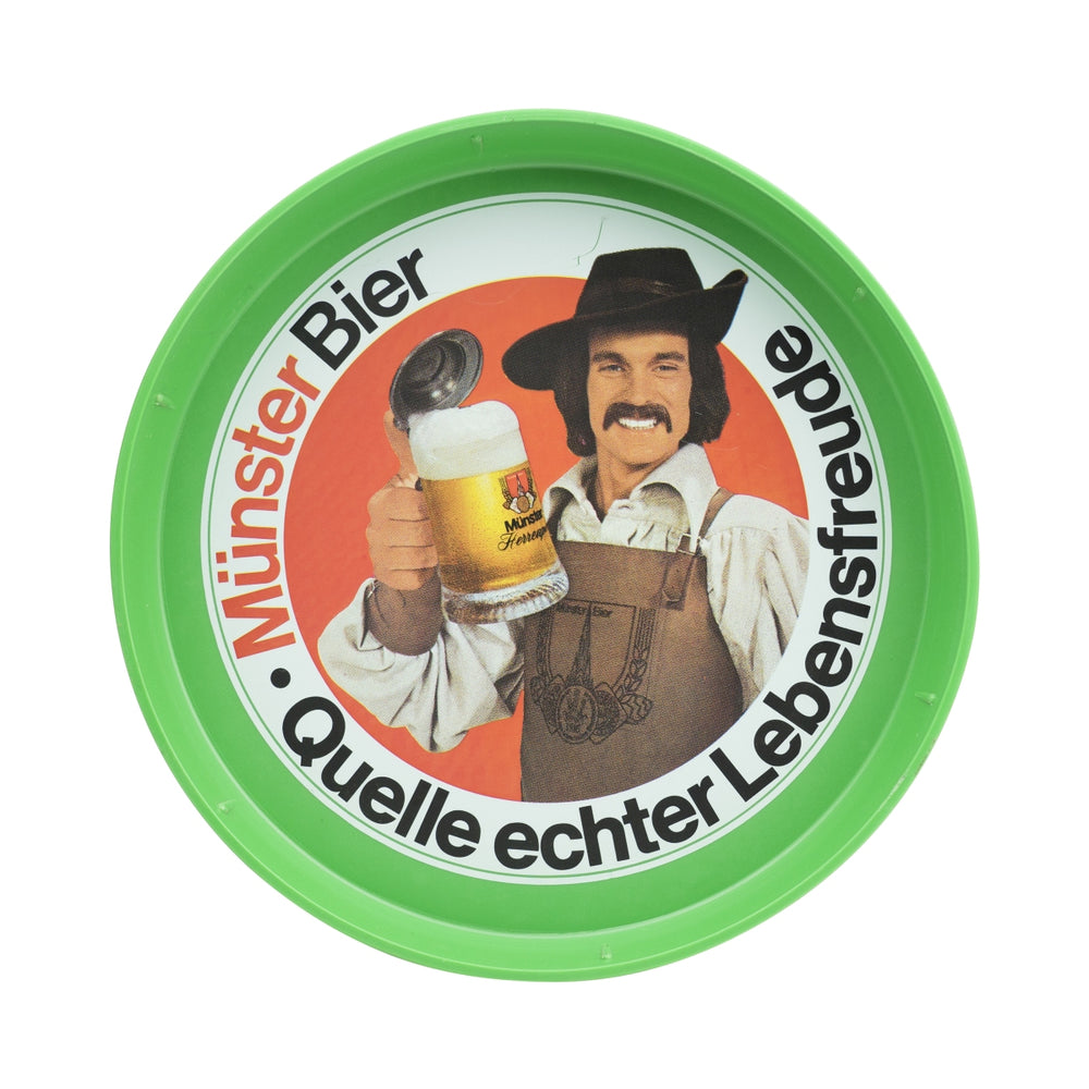 Münster Beer Tray Anti-Slip Glasses Waiter Gastro Serving Tray Green Bar