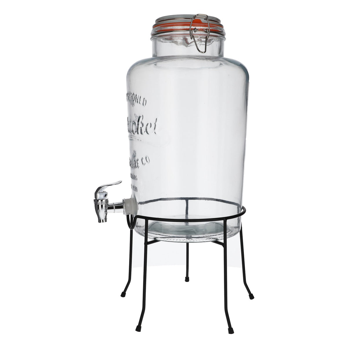 Nantucket Soft Drink Beverage Dispenser with Metal Stand, 8 Liters – View 3