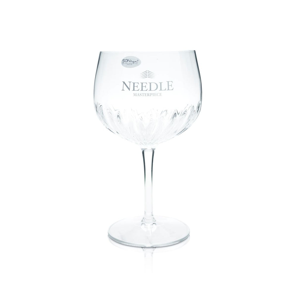 Needle gin glass 0.8l balloon glass gin and tonic aperitif glass relief contour glasses