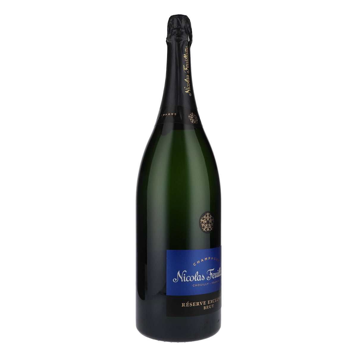 Nicolas Feuillatte EMPTY Champagne Show Bottle Decorative Bottle Show Bottle 3l – View 2