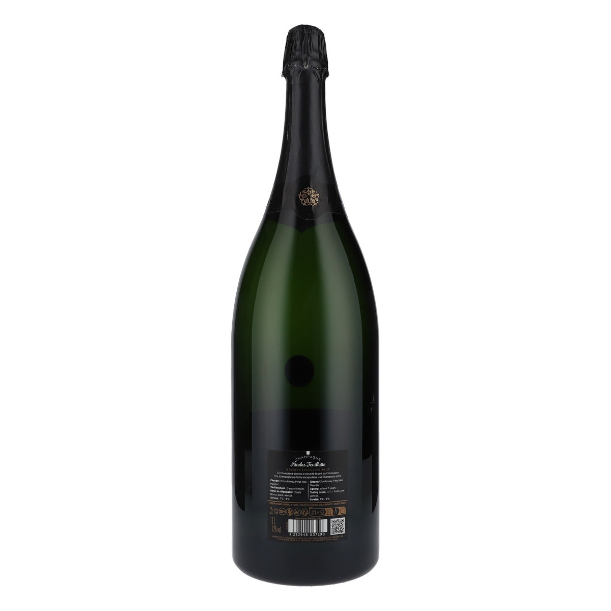 Nicolas Feuillatte EMPTY Champagne Show Bottle Decorative Bottle Show Bottle 3l – View 4