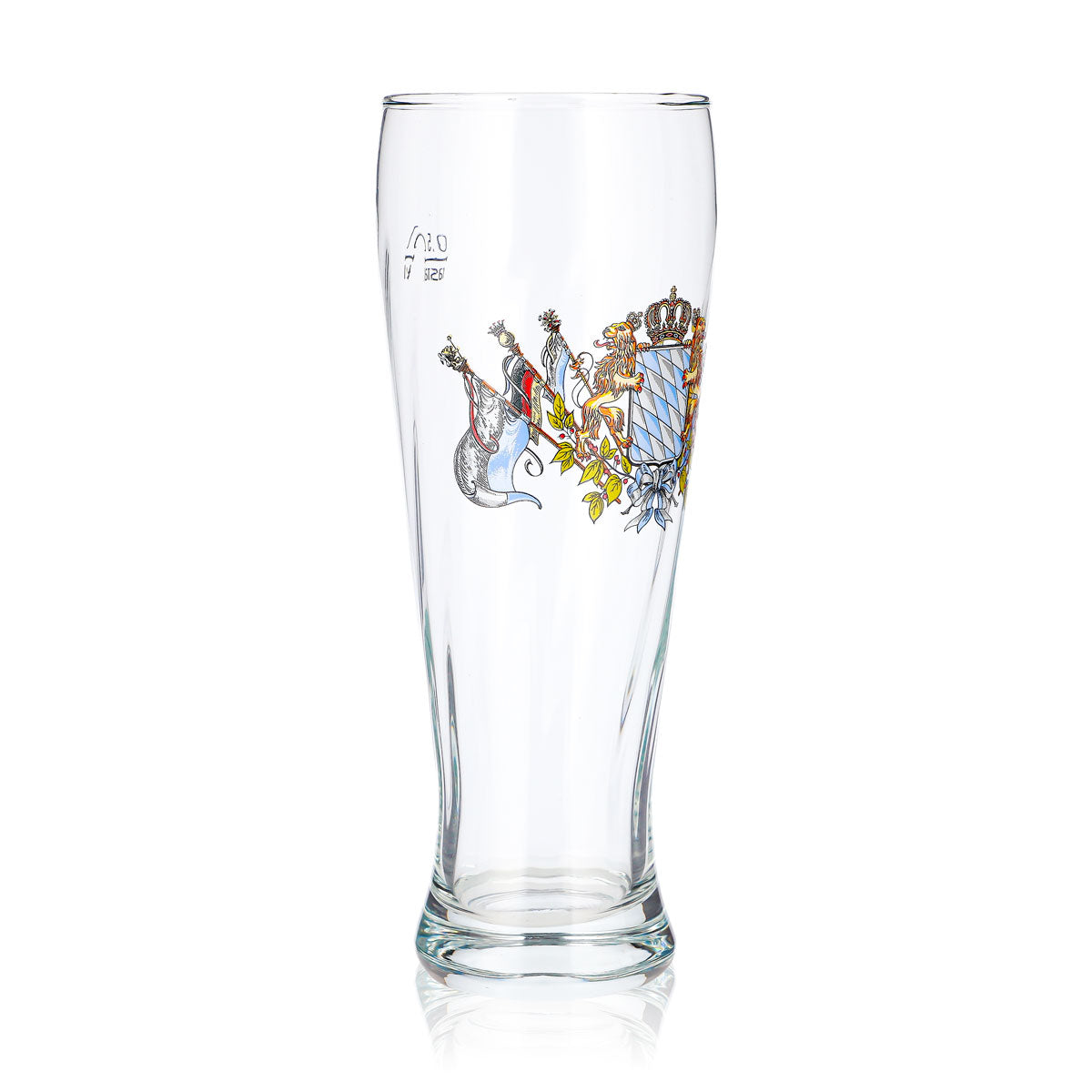 No Name Beer Glass, 0.5 L, Bavaria Logo, Wheat Beer Glass, Rastal – View 2