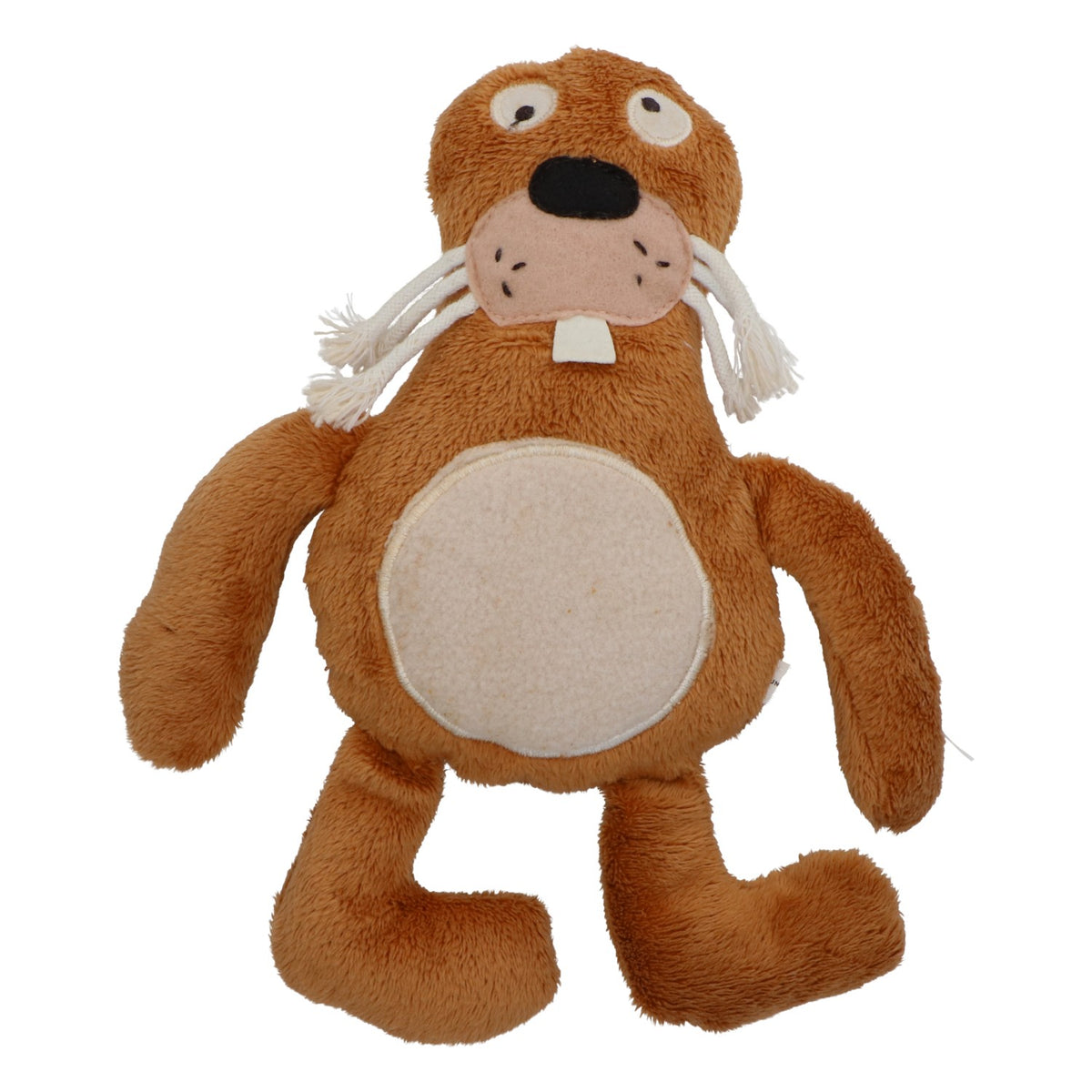 No Name Toy Cuddly Toy Plush Toy Seal, New, Polyester, Brown